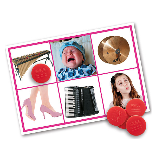 Bingo: actions and musical instruments